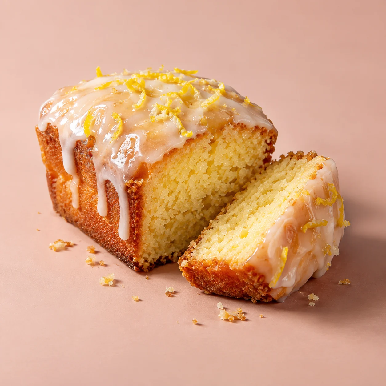 Lemon loaf (sin gluten) · Mini loaf